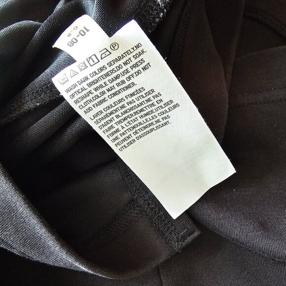Uniqlo AIRism Cotton Crew Neck Long Sleeve - 2024 - Black - Sz XXS - Picture 5 of 12